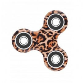 image of CAMOUFLAGE PRINT STRESS RELIEF FOCUS TOY FIDGET SPINNER (LEOPARD) -