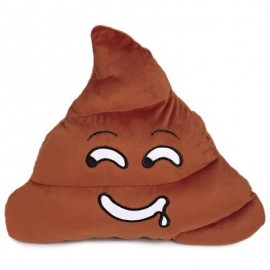 image of CUTE POOP EXPRESSION DROOL EMOTICON PILLOW STUFFED PLUSH TOY HOME DECORATION CHRISTMAS GIFT (CHOCOLATE) One SIze