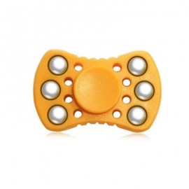image of ABS ADHD FIDGET SPINNER WITH R188 BEARING STRESS RELIEF TOY RELAXATION GIFT FOR ADULTS (ORANGE) -