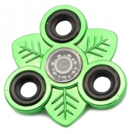 image of LEAVES EDC TOY FINGER GYRO STRESS RELIEF FIDGET SPINNER (BRILLIANT GREEN) -