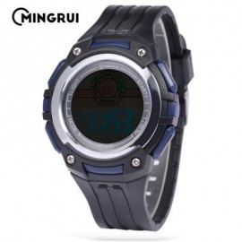 image of MINGRUI MR - 8547079 KIDS DIGITAL MOVT WATCH LED LIGHT DATE DAY CHRONOGRAPH 3ATM WRISTWATCH (DEEP BLUE) 0
