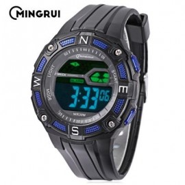 image of MINGRUI MR - 8581103 KIDS DIGITAL CALENDAR 3ATM WRISTWATCH (BLUE) 0