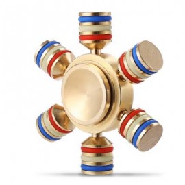 image of ALLOY FIDGET SPINNER FUNNY STRESS RELIEVER RELAXATION GIFT (GOLDEN) -