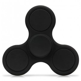 image of TRI-WING MATTE SURFACE ADHD FIDGET SPINNER STRESS RELIEF PRODUCT ADULT FIDGETING TOY (BLACK) -