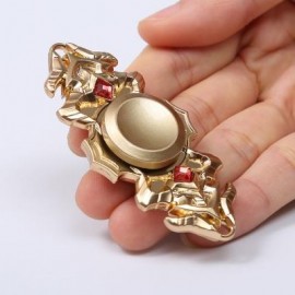 image of ANTI-STRESS GADGET ALLOY FINGERTIP FIDGET SPINNER (GOLDEN) 7*7*1.2CM