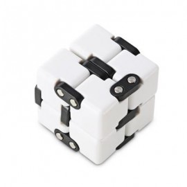 image of CREATIVE SOLID CUBE 3D PUZZLE INFINITE DEFORMATION DICE TOY (COLORMIX) -