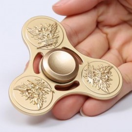 image of KING OF GLORY PATTERN EDC FIDGET SPINNER FOR ADHD (GOLDEN) 7.5*7.5*1CM