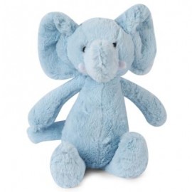 image of STUFFED CUTE ELEPHANT PLUSH DOLL TOY GIFT FOR BABY (LIGHT BLUE) -