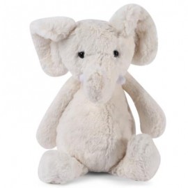 image of STUFFED CUTE ELEPHANT PLUSH DOLL TOY GIFT FOR BABY (OFF-WHITE) -