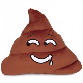 image of CUTE POOP EXPRESSION DROOL EMOTICON PILLOW STUFFED PLUSH TOY HOME DECORATION CHRISTMAS GIFT (CHOCOLATE) -