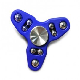 image of TRIANGLE GYRO STYLE STRESS RELIEVER PRESSURE REDUCING TOY FOR OFFICE WORKER (BLUE) -
