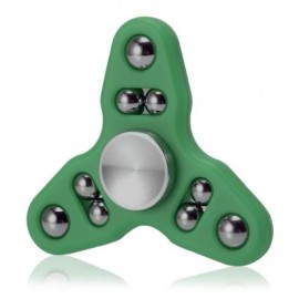 image of TRIANGLE GYRO STYLE STRESS RELIEVER PRESSURE REDUCING TOY FOR OFFICE WORKER (GREEN) -