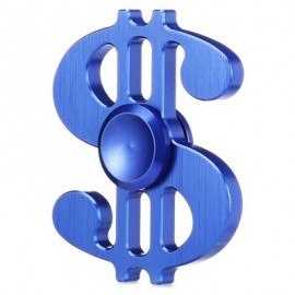 image of DOLLAR STYLE ALUMINUM ALLOY ADHD FIDGET SPINNER PRESSURE REDUCING CHEAP FIDGET TOY FOR OFFICE WORKER (BLUE) -