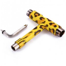 image of DIGITAL PRINTING SKATEBOARD TOOL ALL IN ONE SCREWDRIVER SOCKET MULTIFUNCTION SKATE T-TOOL (CL7) 11 x 10 x 2.2 cm
