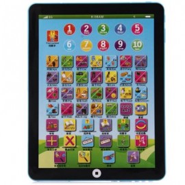 image of KIDS CHILDREN ENGLISH LEARNING PAD TOY EDUCATIONAL COMPUTER TABLET (BLUE) One Size