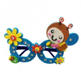 image of CHILDREN CARTOON STEREOSCOPIC GLASSES HANDMADE STICKUP EDUCATIONAL TOY (BLUE, BEE) Bee