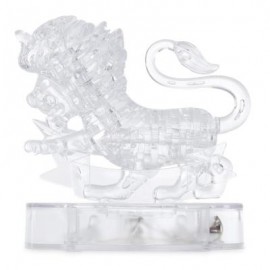 image of CP9052A 3D CONSTELLATION PUZZLE BLOCKS ASSEMBLY TOY LOVELY BIRTHDAY CHRISTMAS GIFT FOR CHILDREN ADULTS WITH LIGHT (TRANSPARENT) -