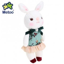 image of METOO TIRAMITU STUFFED BUNNY PLUSH RABBIT DOLL TOY BIRTHDAY CHRISTMAS GIFT (LIGHT BLUE) 20.00 x 13.00 x 6.00 cm