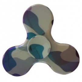 image of COLOURED OIL PAINTING HAND SPINNER EDC TOY FINGER GYRO (JUNGLE CAMOUFLAGE) -