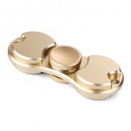 image of TITANIUM ALLOY BEARING GYRO STYLE STRESS RELIEVER PRESSURE REDUCING TOY FOR OFFICE WORKER (GOLDEN) -