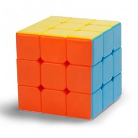 image of CHILDREN PUZZLE TOY 5.7CM HIGH-QUALITY SMOOTH THREE-ORDER RUBIK CUBE (COLORFUL) 0