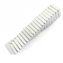 image of 20PCS N35 10 X 10 X 3MM STRONG NDFEB SQUARE MAGNET BIRTHDAY DIY INTELLIGENT GIFT (SILVER) -
