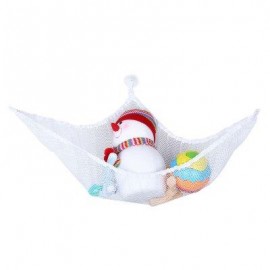 image of JUMBO TOY HAMMOCK PET NET FOR STUFFED ANIMALS TOY ORGANIZER KIDS GADGET (WHITE) -