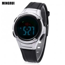 image of MINGRUI 8523 KIDS DIGITAL MOVT WATCH LED LIGHT DATE DAY CHRONOGRAPH DISPLAY 3ATM WRISTWATCH (BLACK) 0