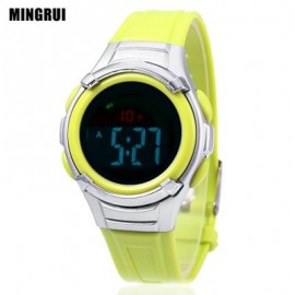 image of MINGRUI 8523 KIDS DIGITAL MOVT WATCH LED LIGHT DATE DAY CHRONOGRAPH DISPLAY 3ATM WRISTWATCH (GREEN) 0