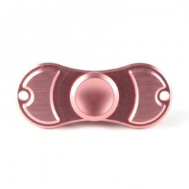 image of ALUMINUM ALLOY BEARING GYRO STYLE STRESS RELIEVER PRESSURE REDUCING TOY FOR OFFICE WORKER (ROSE GOLD) -