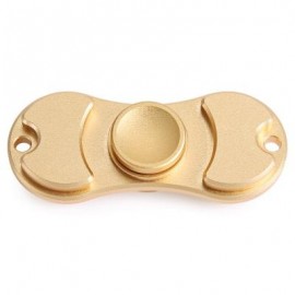 image of ALUMINUM ALLOY BEARING GYRO STYLE STRESS RELIEVER PRESSURE REDUCING TOY FOR OFFICE WORKER (CHAMPAGNE) -