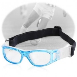 image of CHILDREN BASKETBALL FOOTBALL SPORTS EYEWEAR GOGGLES PC LENS PROTECTIVE EYE GLASSES (BLUE) -