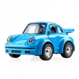 image of 1:38 ALLOY CAR PULL BACK DIECAST MODEL TOY SOUND LIGHT COLLECTION BRINQUEDOS CAR VEHICLE TOYS FOR BOYS CHILDREN (BLUE) 1PC