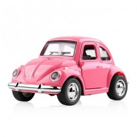 image of 1:38 ALLOY CAR PULL BACK DIECAST MODEL TOY SOUND LIGHT COLLECTION BRINQUEDOS CAR VEHICLE TOYS FOR BOYS CHILDREN (PINK) 1PC
