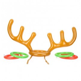 image of INFLATABLE ANTLER RING THROWING TOY COLORFUL SPORTS GAME One Size