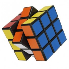 image of CHILDREN PUZZLE TOY 5.7CM HIGH-QUALITY SMOOTH THREE-ORDER RUBIK CUBE (BLACK) 0