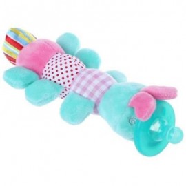 image of CUTE INFANT ANIMAL SILICONE WUBBANUB CUDDLY SOFT PLUSH TOY (PANTONE TURQUOISE) -