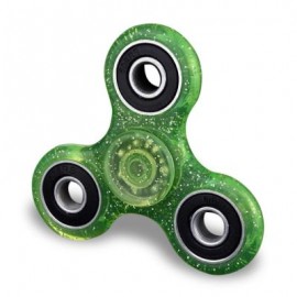 image of EDC FOCUS TOY FINGER GYRO STRESS RELIEF PLASTIC FIDGET SPINNER (GREEN) -