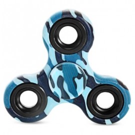 image of CREATIVE PRINTED TRILATERAL PATTERN ABS HAND SPINNER FINGER TOY (COLORMIX) -