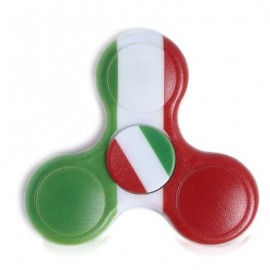 image of PLASTIC NATIONAL FLAG PATRIOTIC PATTERNED FIDGET SPINNER (GREEN) -