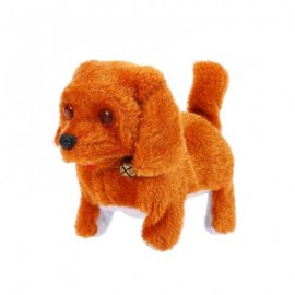 image of ELECTRONIC WALKING BARKING DOG DOLL TOY WITH FLASH LIGHT EYE BIRTHDAY CHRISTMAS GIFT FOR BABY 17.00 x 9.00 x 13.00 cm