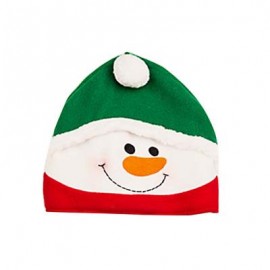 image of LOVELY CARTOON CHRISTMAS HAT GIFT DECORATION ORNAMENT SUPPLY FOR HOLIDAY PARTY (COLORMIX, SNOWMAN) Snowman