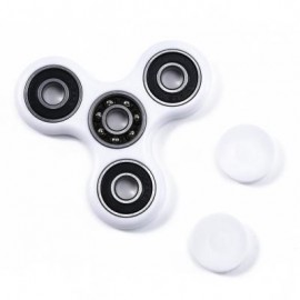 image of HAND SPINNER EDC FINGER TOY FOR ADHD AUTISM LEARNING (WHITE) 7.50 x 7.50 x 1.00 cm