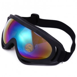 image of ROBESBON NON-POLARIZED SPORTS RUNNING OUTDOOR CYCLING MOTOCROSS GOGGLES UV400 PROTECTION SUNGLASSES (COLORFUL) -
