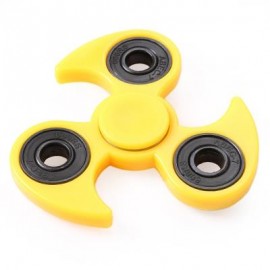 image of FLY-WHEEL GYRO FIDGET SPINNER STRESS RELIEVER PRESSURE REDUCING TOY FOR OFFICE WORKER (YELLOW) -
