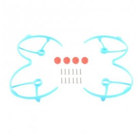 image of FULLSPEED RC BAT - 100 BLADE PROTECTOR SET (BLUE) BAT-100 PROP PROTECTOR BLUE
