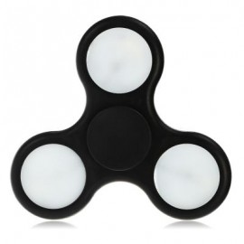 image of COLORFUL LED GYRO STRESS RELIEVER PRESSURE REDUCING TOY FOR OFFICE WORKER (BLACK) -