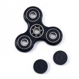 image of HAND SPINNER EDC FINGER TOY FOR ADHD AUTISM LEARNING (BLACK) -