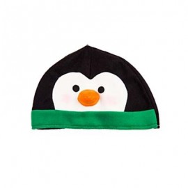 image of LOVELY CARTOON CHRISTMAS HAT GIFT DECORATION ORNAMENT SUPPLY FOR HOLIDAY PARTY (COLORMIX) PENGUIN
