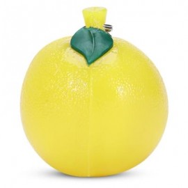 image of SQUISHY TPR SIMULATE ORANGE SQUEEZE TOY PENDANT DECORATION (YELLOW) -